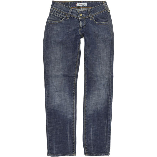 Levi's 571 Women Blue Straight Slim Stretch Jeans W26 L29