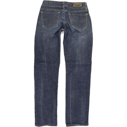 Levi's 571 Women Blue Straight Slim Stretch Jeans W26 L29