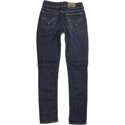 Levi's 571 Women Blue Straight Slim Stretch Jeans W26 L32