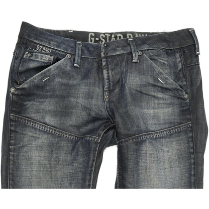 G-Star Hampton Non Fit Women Blue Straight Slim Jeans W26 L30