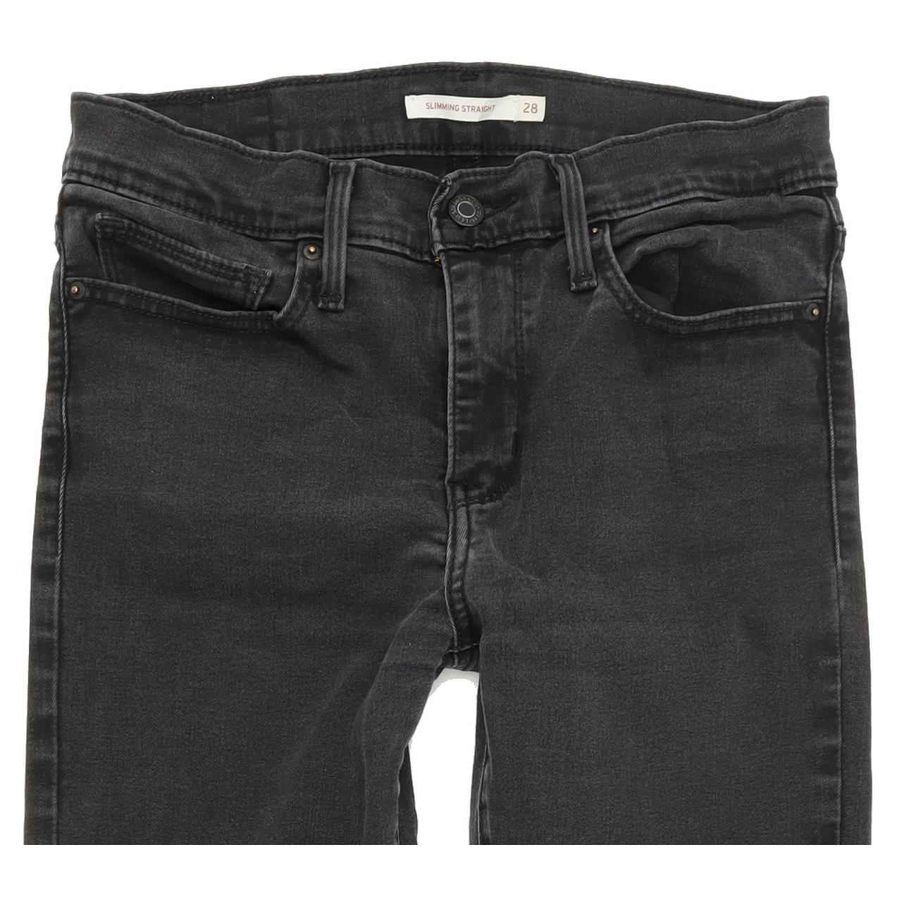 Levi's Slimming  Women Grey Straight Regular Stretch Jeans W28 L27