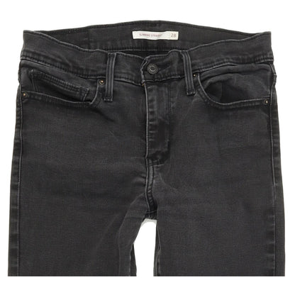 Levi's Slimming  Women Grey Straight Regular Stretch Jeans W28 L27