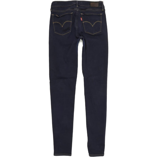 Levi's 710 Super Women Blue Skinny Slim Stretch Jeans W28 L29