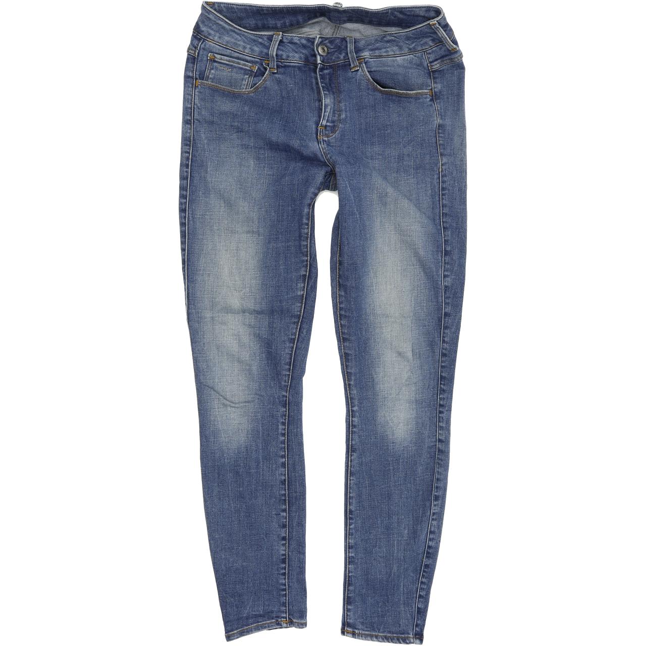 G-Star Women Blue Skinny Slim Stretch Jeans W29 L28