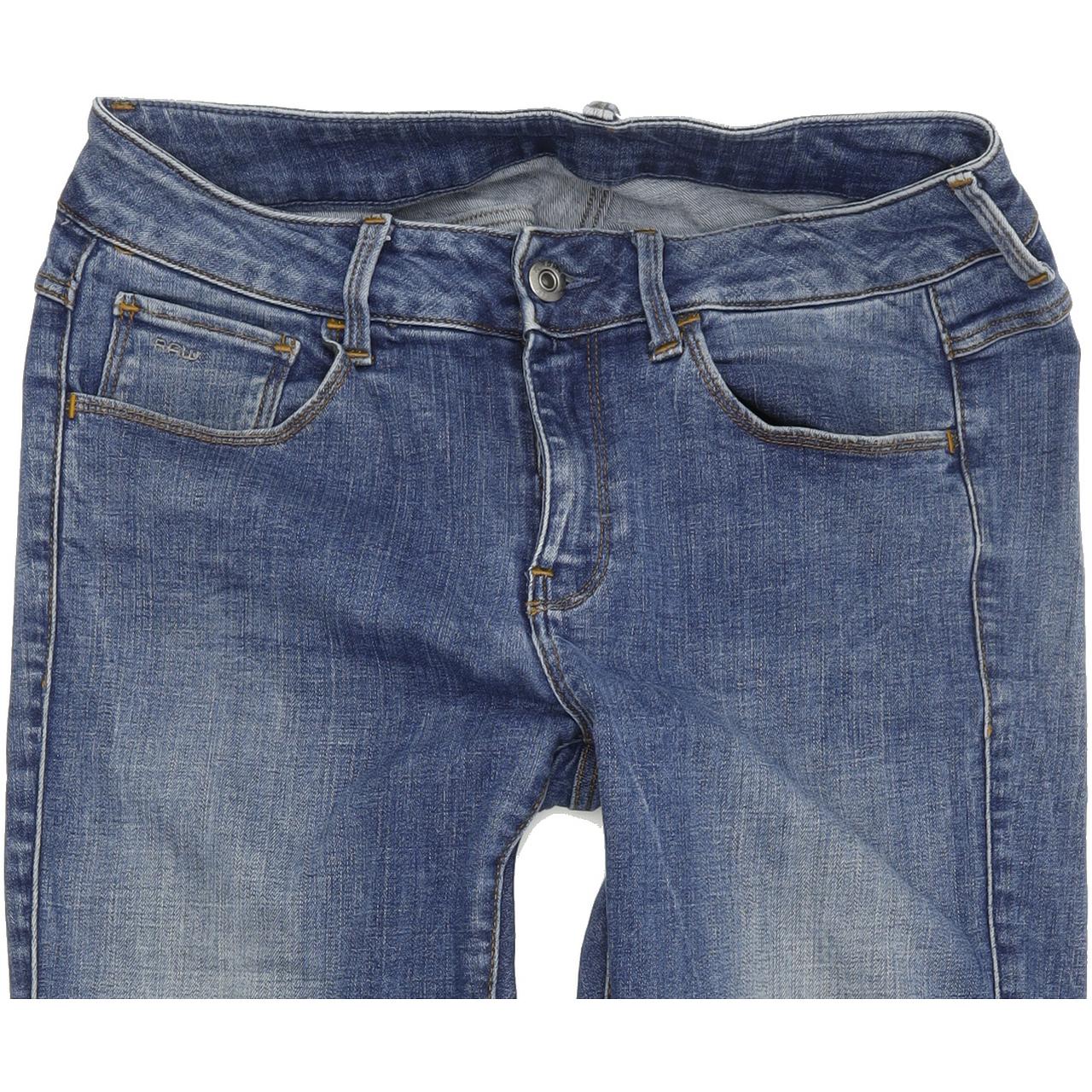 G-Star Women Blue Skinny Slim Stretch Jeans W29 L28