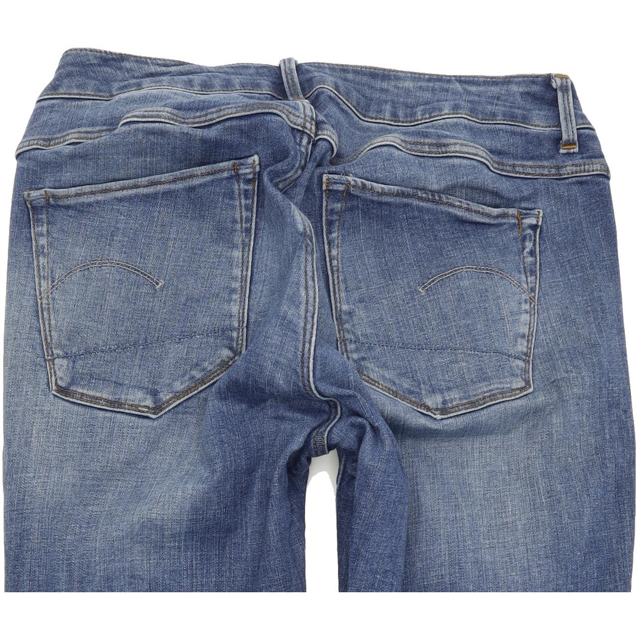 G-Star Women Blue Skinny Slim Stretch Jeans W29 L28