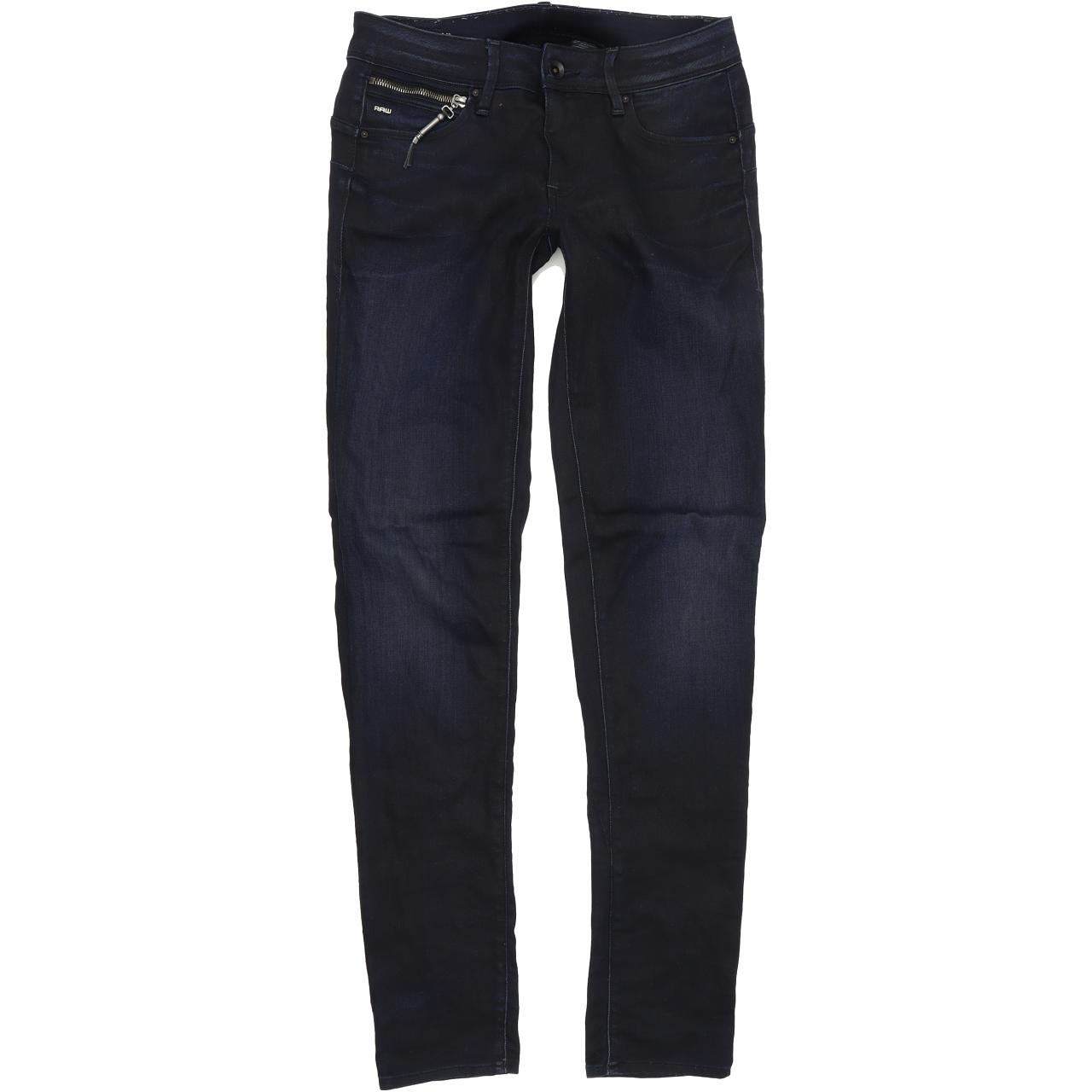 G-Star Midge Sculpted Lift Women Blue Skinny Slim Stretch Jeans W29 L32