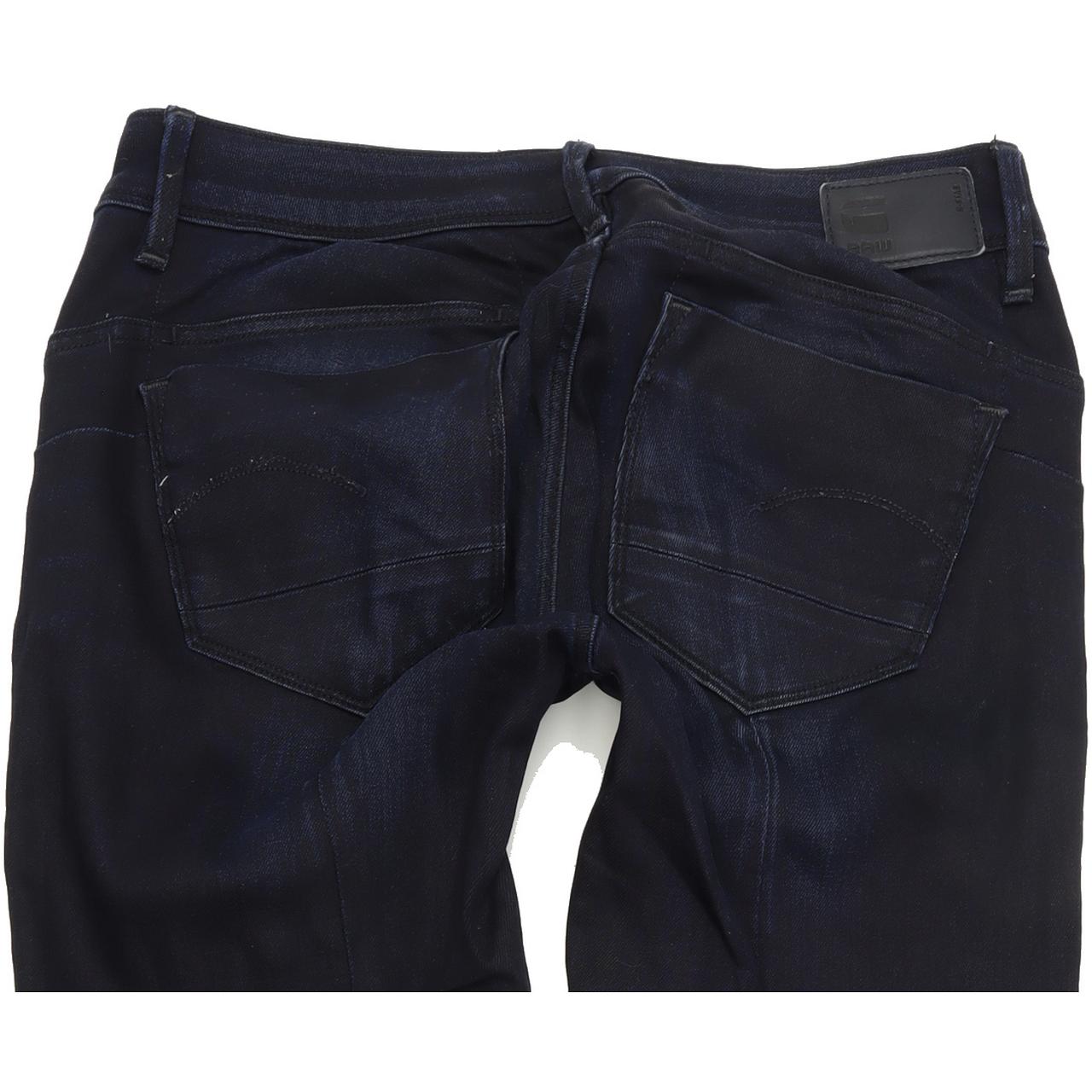 G-Star Midge Sculpted Lift Women Blue Skinny Slim Stretch Jeans W29 L32