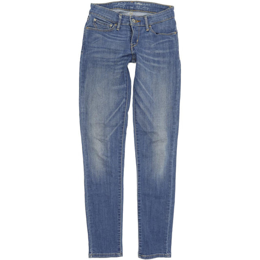 Levi's Demi Curve Women Blue Skinny Slim Stretch Jeans W24 L32