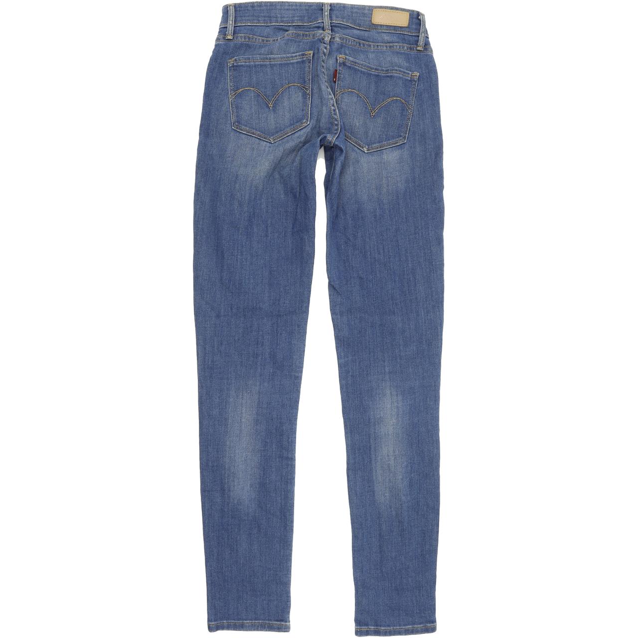 Levi's Demi Curve Women Blue Skinny Slim Stretch Jeans W24 L32