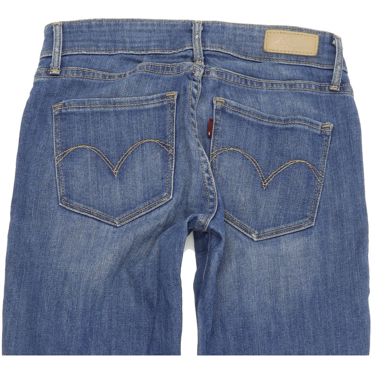 Levi's Demi Curve Women Blue Skinny Slim Stretch Jeans W24 L32