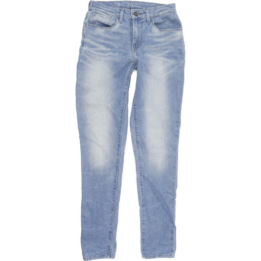 Levi's High Rise Women Blue Skinny Slim Stretch Jeans W27 L32