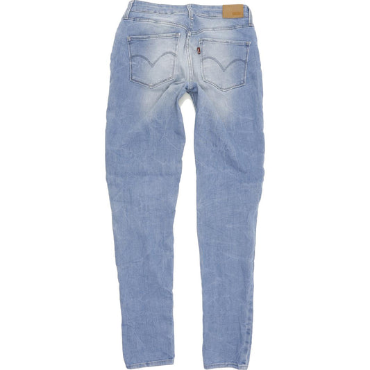 Levi's High Rise Women Blue Skinny Slim Stretch Jeans W27 L32