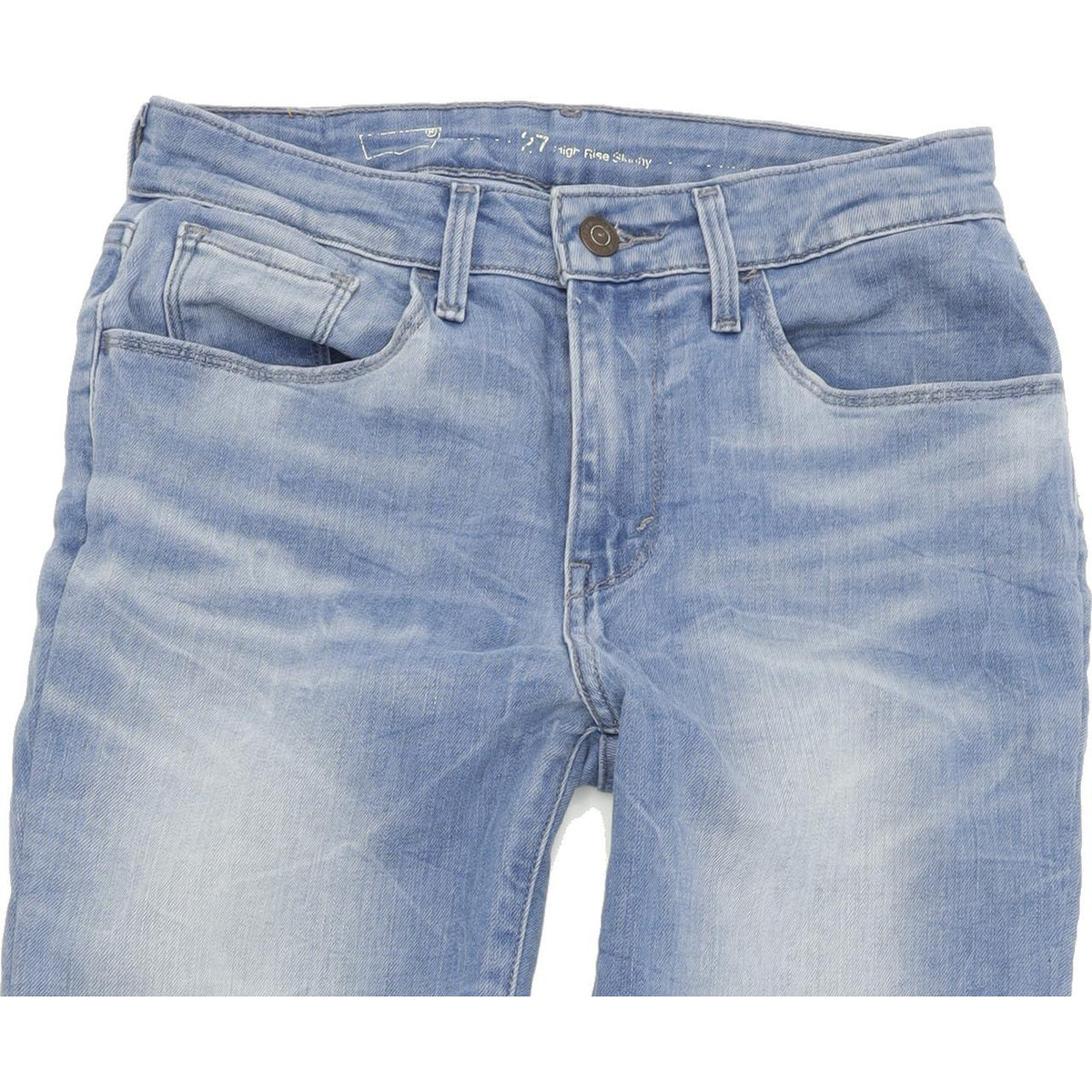 Levi's High Rise Women Blue Skinny Slim Stretch Jeans W27 L32