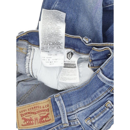 Levi's 710 Super Women Blue Skinny Slim Stretch Jeans W24 L32