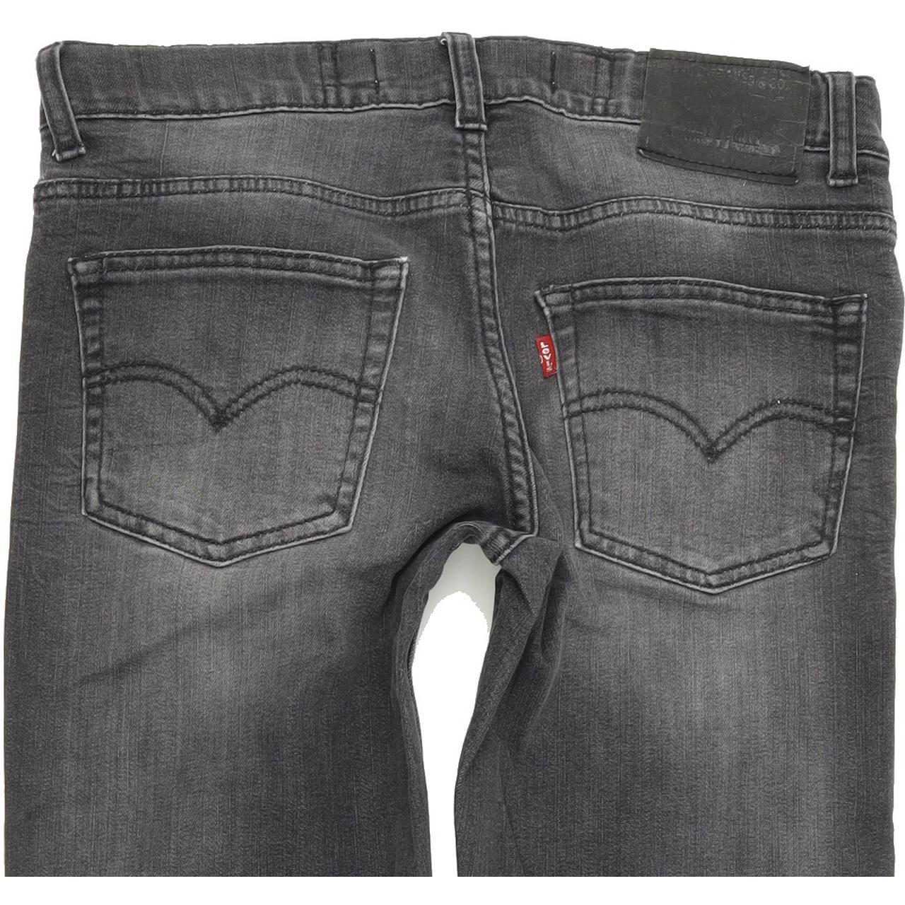 Levi's 510 Kids Women Grey Skinny Slim Stretch Jeans W26 L29