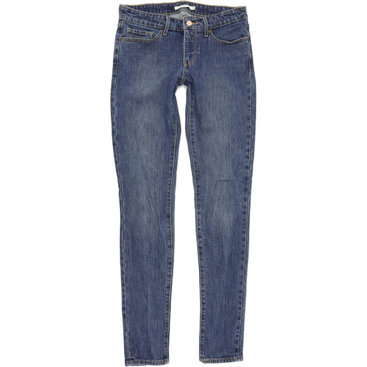 Levi's 511 Women Blue Skinny Slim Stretch Jeans W27 L34