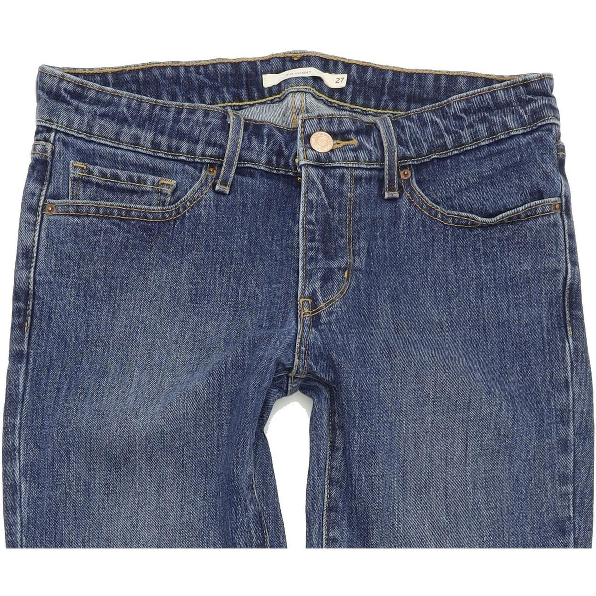 Levi's 511 Women Blue Skinny Slim Stretch Jeans W27 L34
