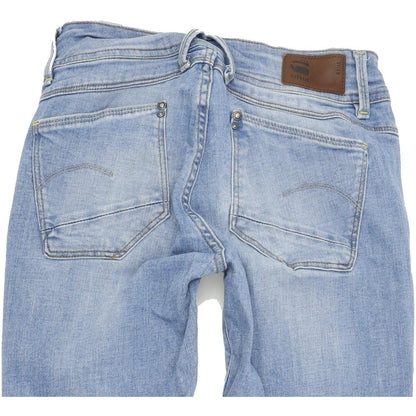G-Star Lynn Mid Women Blue Skinny Slim Stretch Jeans W29 L30
