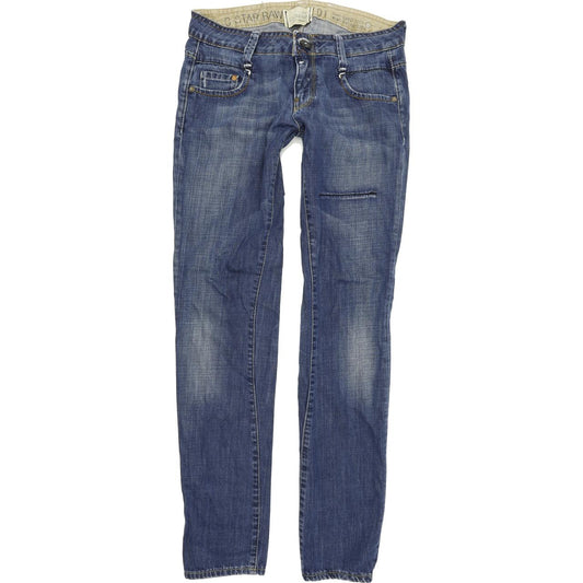 G-Star Radar Narrow Women Blue Straight Slim Jeans W30 L34