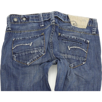 G-Star Radar Narrow Women Blue Straight Slim Jeans W30 L34