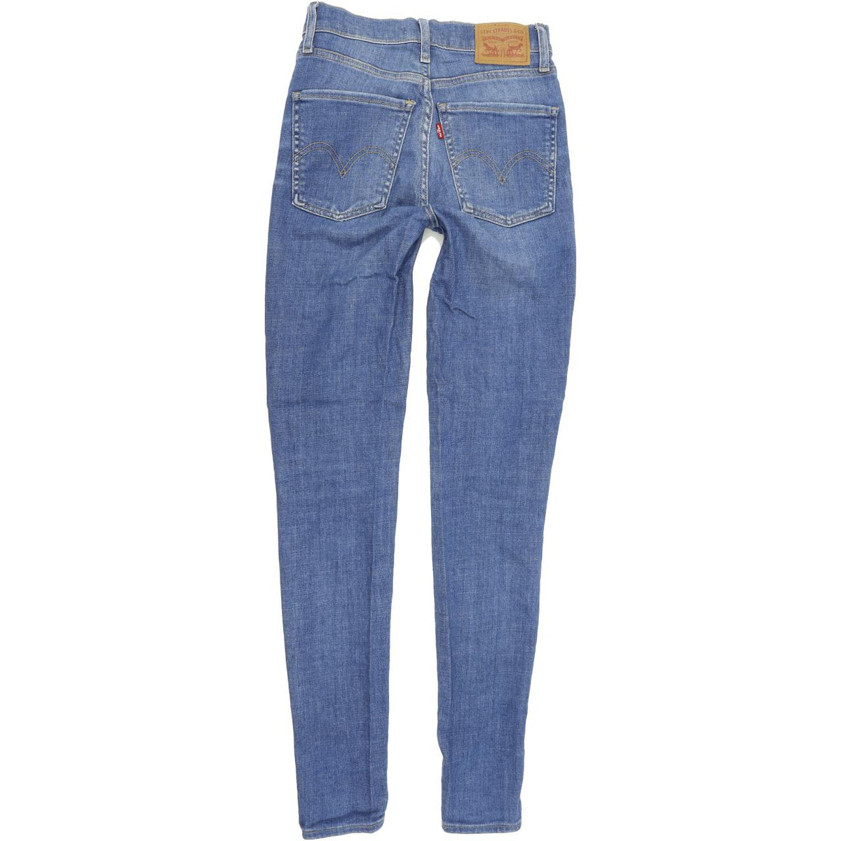 Levi's Mile High Super Women Blue Skinny Slim Stretch Jeans W26 L30