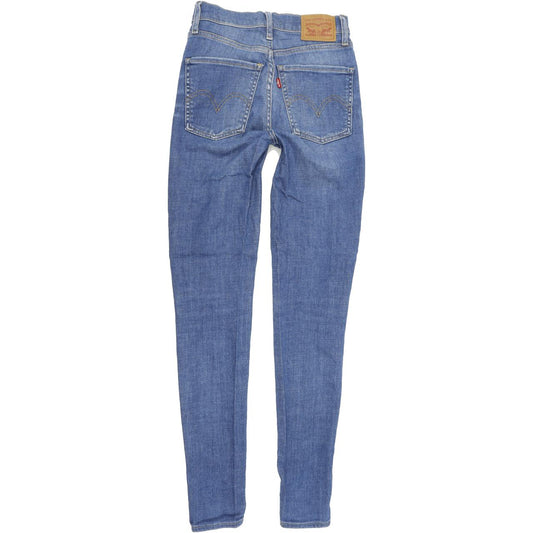 Levi's Mile High Super Women Blue Skinny Slim Stretch Jeans W26 L30