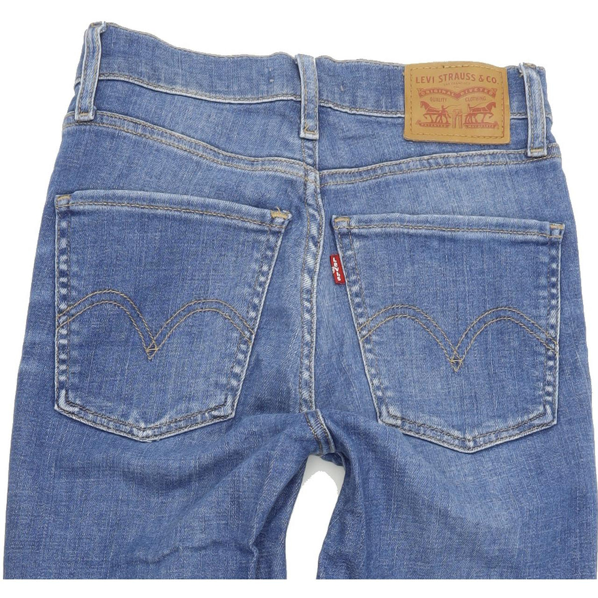 Levi's Mile High Super Women Blue Skinny Slim Stretch Jeans W26 L30
