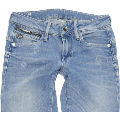 G-Star Women Blue Skinny Slim Stretch Jeans W26 L34