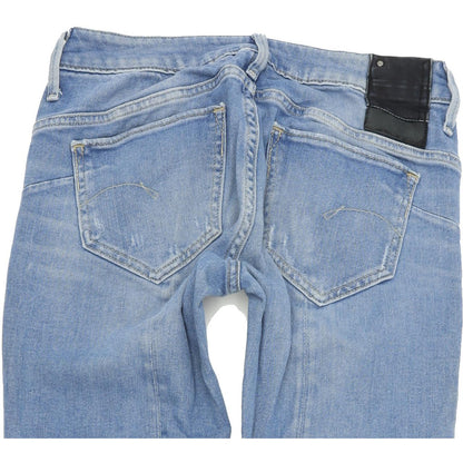 G-Star Women Blue Skinny Slim Stretch Jeans W26 L34