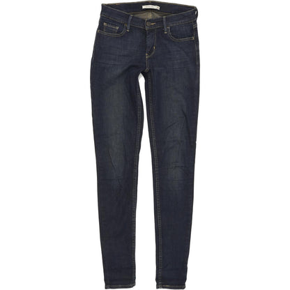 Levi's 710 Super Women Blue Skinny Slim Stretch Jeans W26 L32