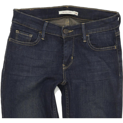 Levi's 710 Super Women Blue Skinny Slim Stretch Jeans W26 L32