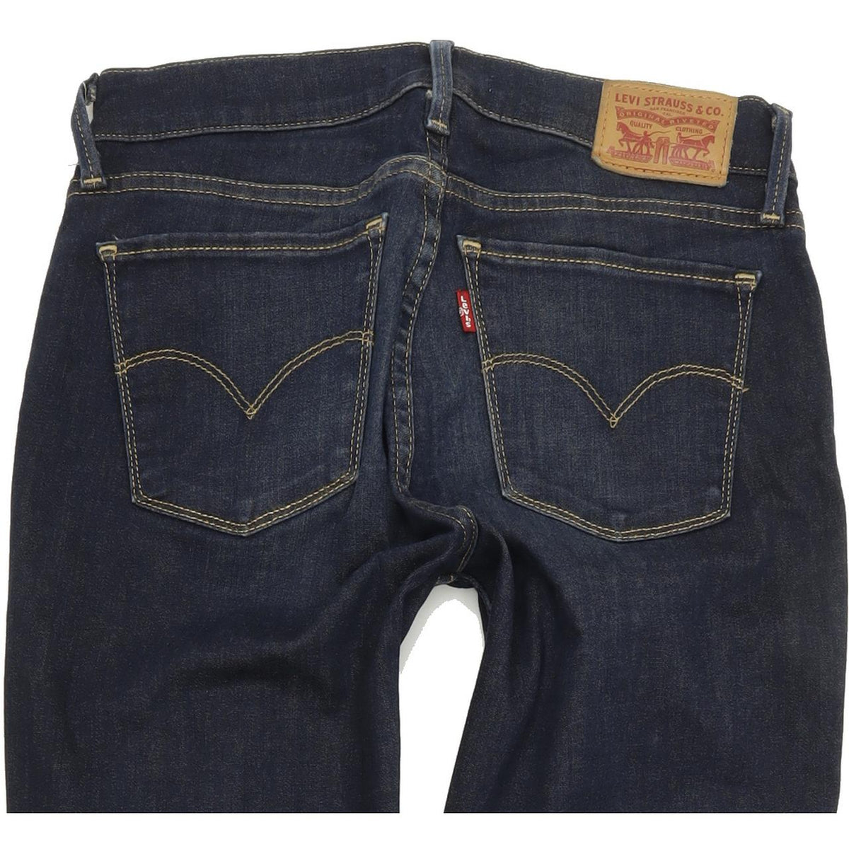 Levi's 710 Super Women Blue Skinny Slim Stretch Jeans W26 L32