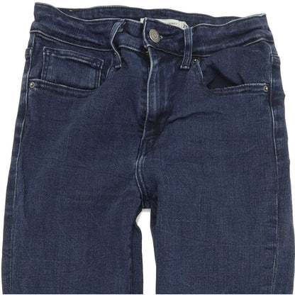 Levi's 721 High Rise Women Blue Straight Slim Stretch Jeans W27 L32