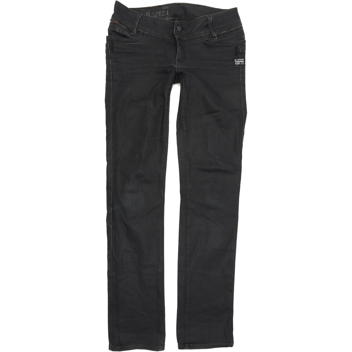G-Star Berlin Women Blue Straight Regular Jeans W27 L34
