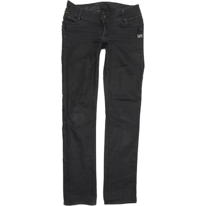 G-Star Berlin Women Blue Straight Regular Jeans W27 L34