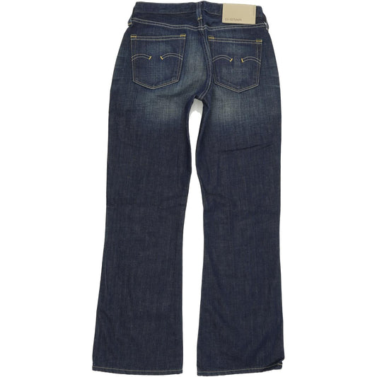 G-Star Low Hip Women Blue Bootcut Regular Jeans W27 L28
