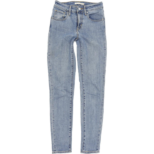 Levi's 721 High Rise Women Blue Skinny Slim Stretch Jeans W24 L30