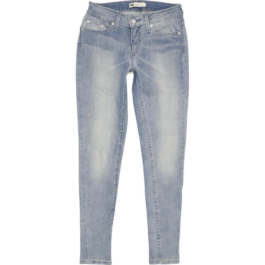 Levi's Women Blue Skinny Slim Stretch Jeans W29 L30