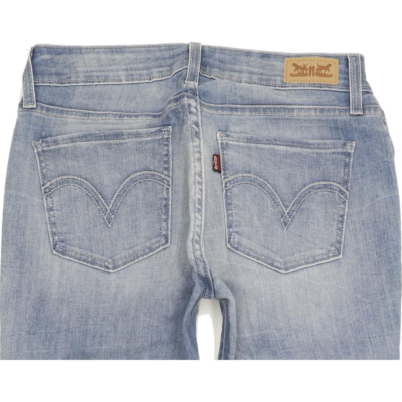 Levi's Women Blue Skinny Slim Stretch Jeans W29 L30