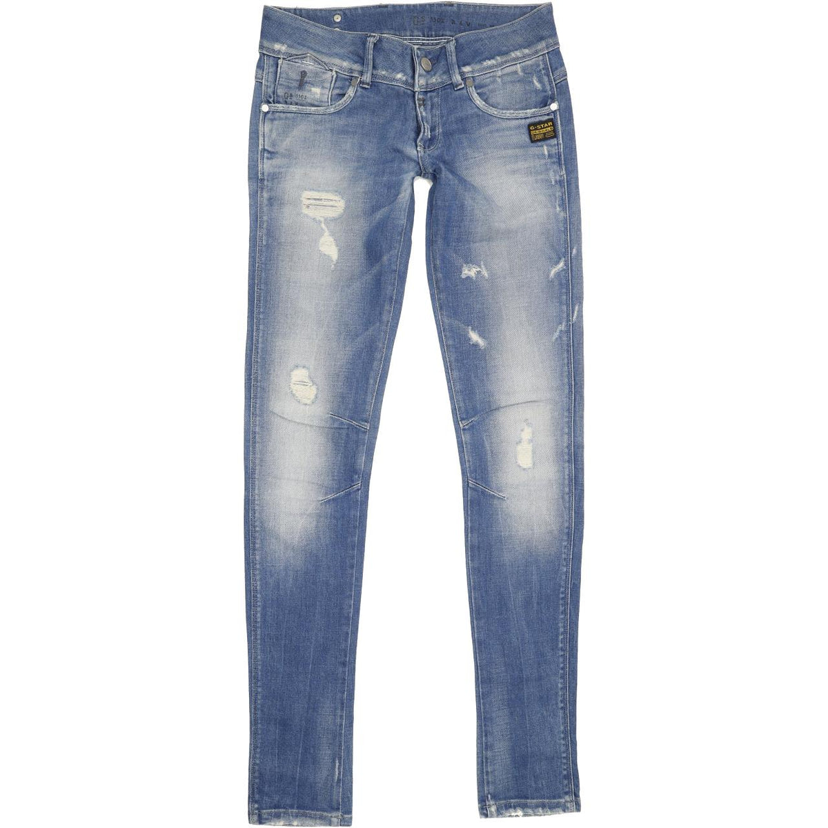 G-Star 3301 Women Blue Skinny Slim Jeans W28 L34