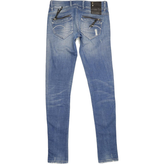 G-Star 3301 Women Blue Skinny Slim Jeans W28 L34
