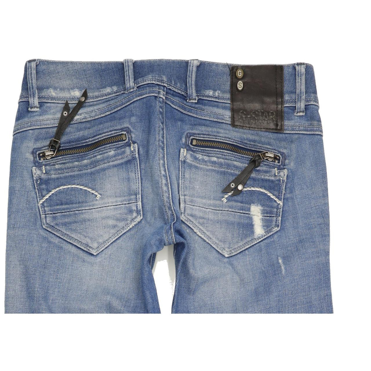 G-Star 3301 Women Blue Skinny Slim Jeans W28 L34