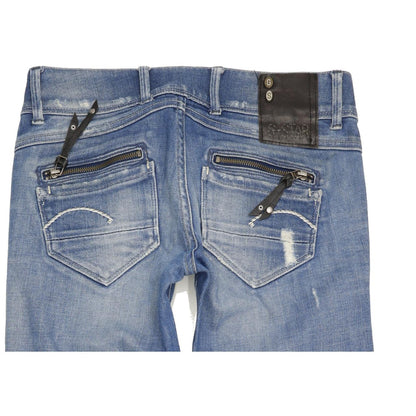 G-Star 3301 Women Blue Skinny Slim Jeans W28 L34