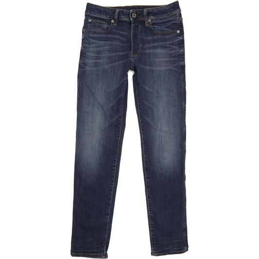 G-Star 3301 Men Blue Straight Slim Stretch Jeans W29 L31