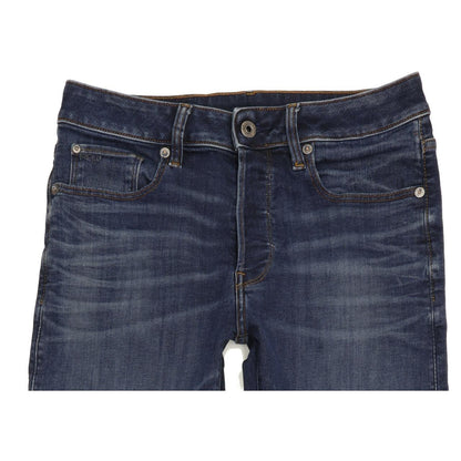 G-Star 3301 Men Blue Straight Slim Stretch Jeans W29 L31