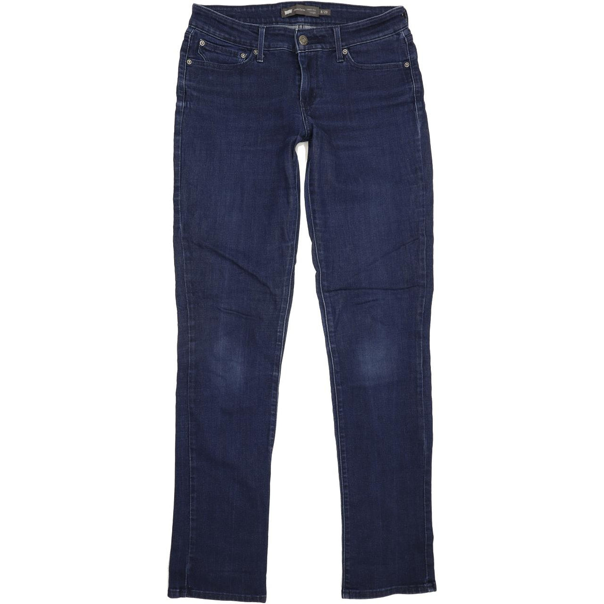 Levi's Demi Curve Women Blue Straight Slim Stretch Jeans W29 L33