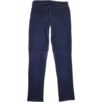 Levi's Demi Curve Women Blue Straight Slim Stretch Jeans W29 L33