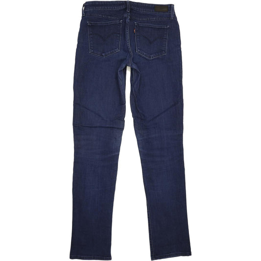 Levi's Demi Curve Women Blue Straight Slim Stretch Jeans W29 L33