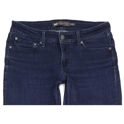 Levi's Demi Curve Women Blue Straight Slim Stretch Jeans W29 L33